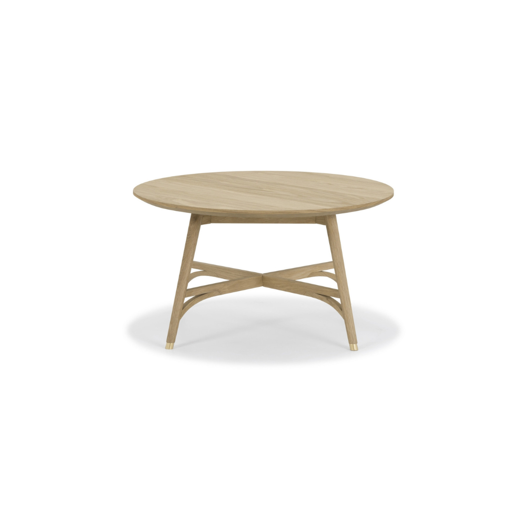 Nordic Oak Round Coffee Table image 0